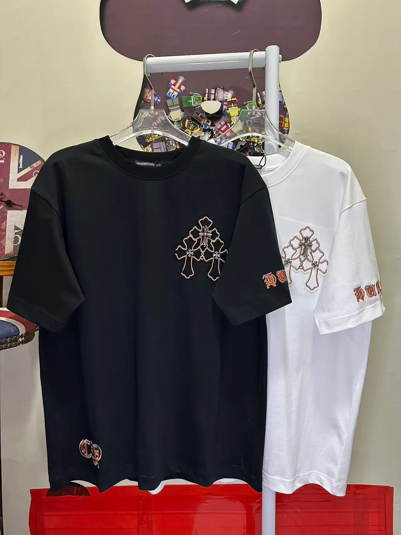 L 26128# Same Style 32 Breathable 1x 1 oversize ➕ Quality 🪡 ：Black White SIZE：S-XXL